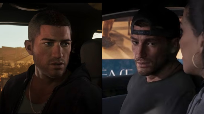 Side by side of Jason from the second and third official "GTA 6" trailers
