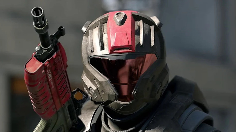 Halo Infinite multiplayer red helmet