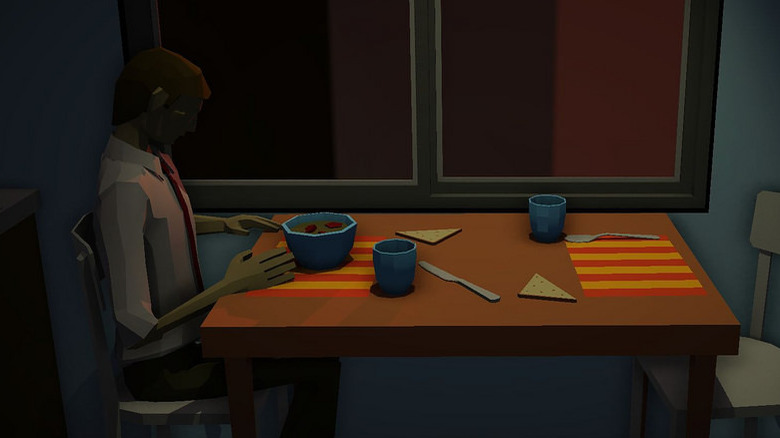 12 Minutes husband at table