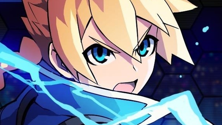 Gunvolt using electric attack