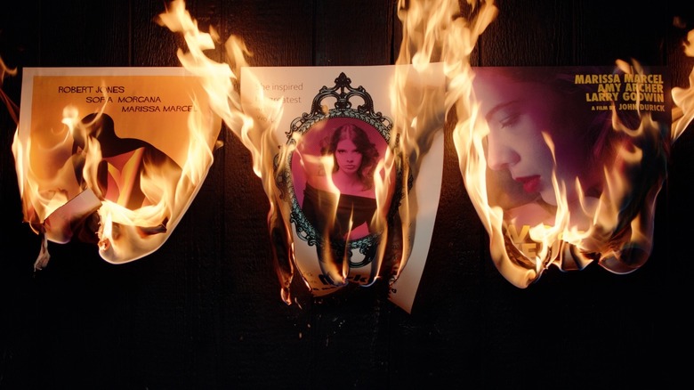 Immortality film posters burning