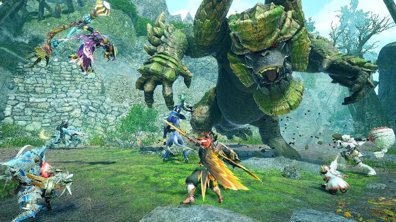 Monster Hunter Rise: Sunbreak gameplay