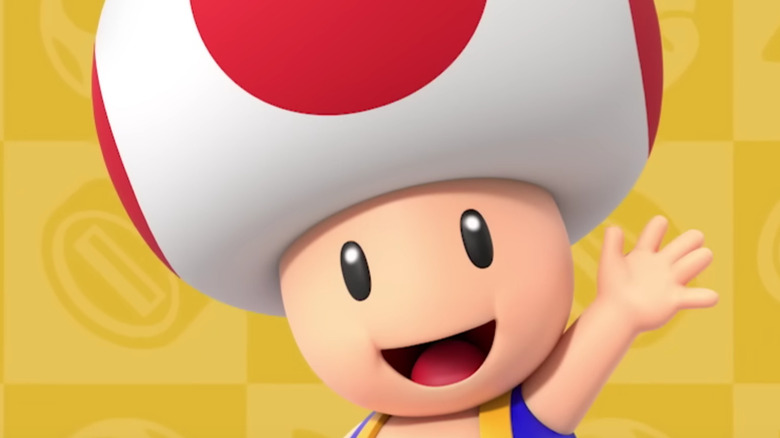 Toad waves happily