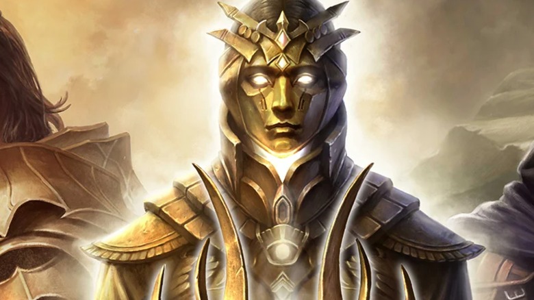 Diablo Immortal key art metal mask