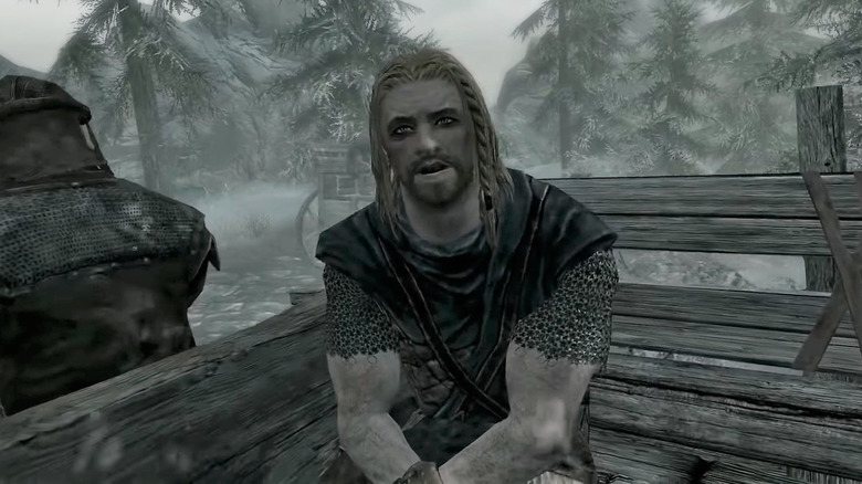 Skyrim opening intro character