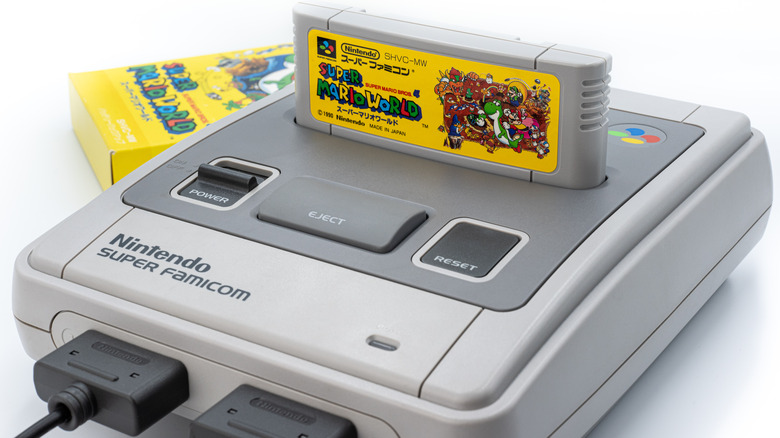 "Super Mario World" on SNES 