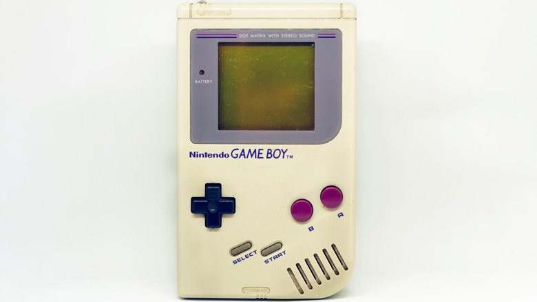 Game Boy on white background