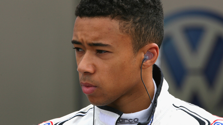 Jann Mardenborough earpiece