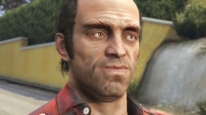 GTA 5 Trevor smiling