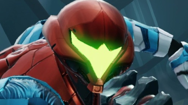 Samus looking ahead