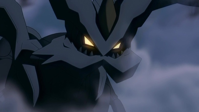 Kyurem standing in darkness mist