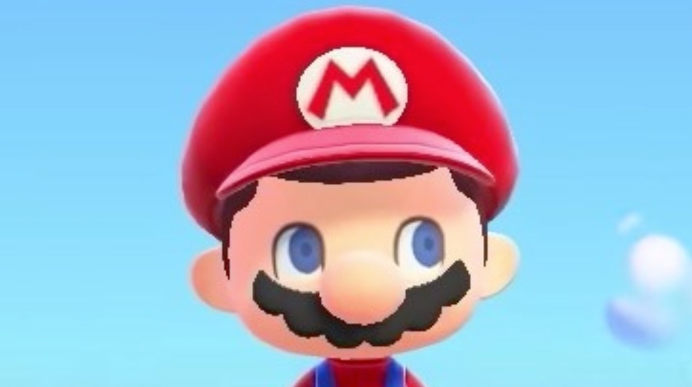 Villager in Mario costume