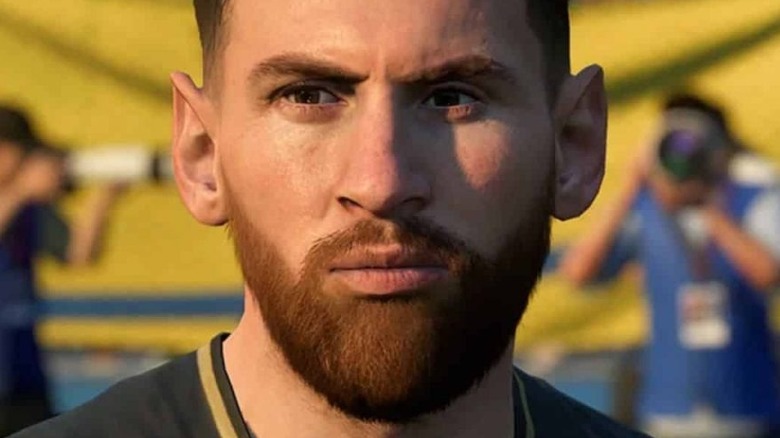 FIFA 23 Lionel Messi close up