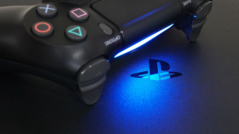 PlayStation 4 console and controller