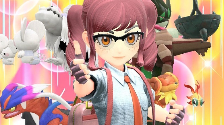 Pokemon Scarlet team thumbs up