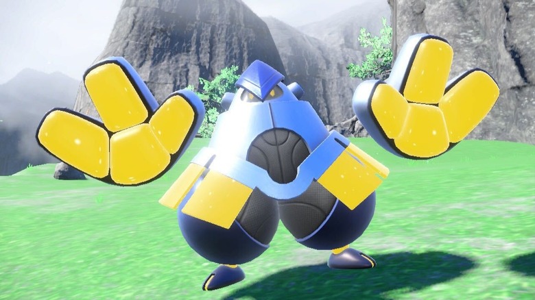 Iron Hands in Area Zero of Pokémon Violet