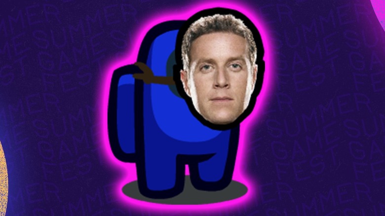 Geoff Keighley posting his amogus