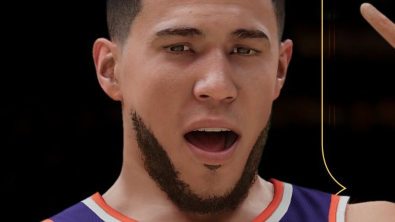 Devin booker looking excited