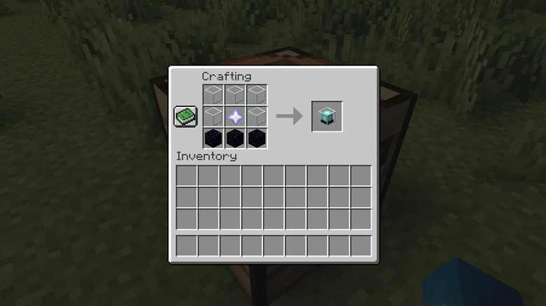 Minecraft Beacon crafting recipe