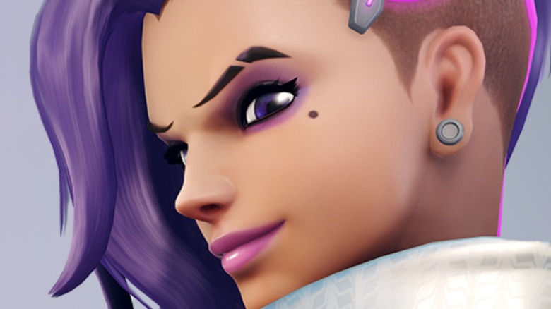 Sombra smirking