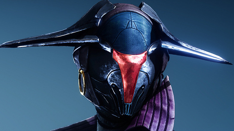 Destiny 2 character in helmet