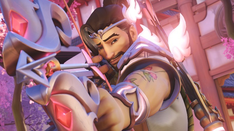 Hanzo-Cupid aiming bow