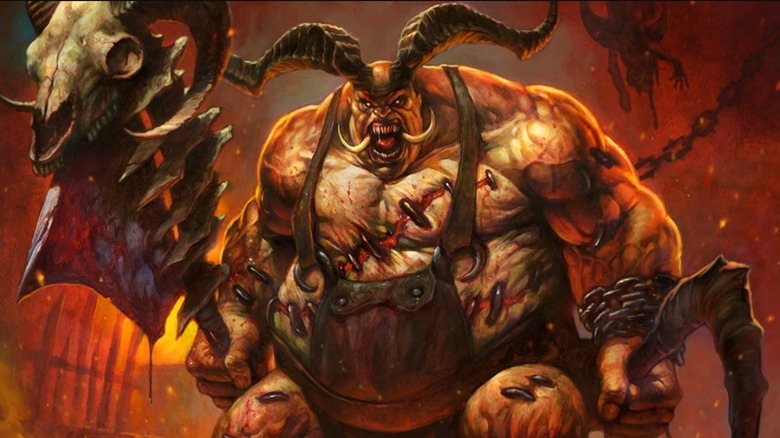 The Butcher roaring
