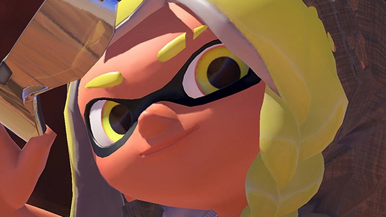 Splatoon 3 yellow hair squid girl