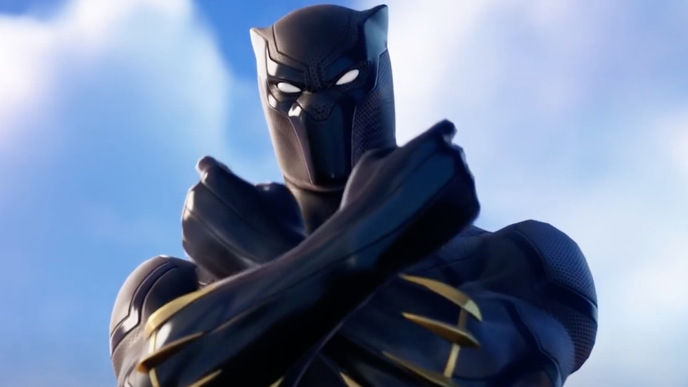 Black Panther salute Fortnite