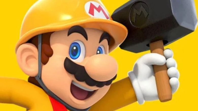Mario with a Super Hammer