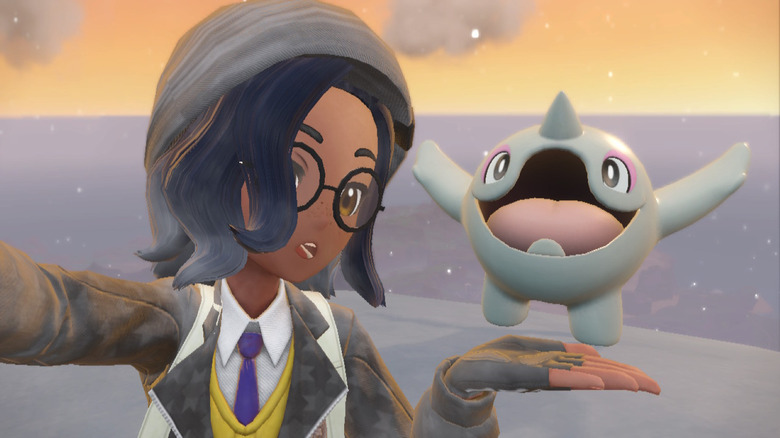 Pokémon trainer and Cetoddle