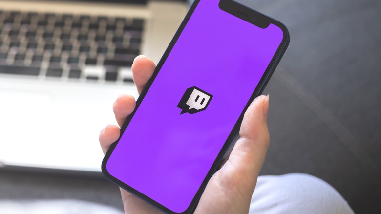 Twitch phone in hand