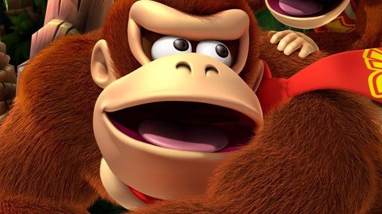 Donkey Kong with Diddy on shoulders