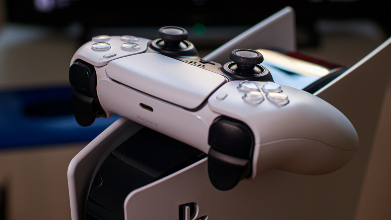 PS5 console and controller
