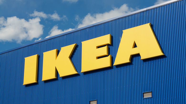 IKEA logo on a store