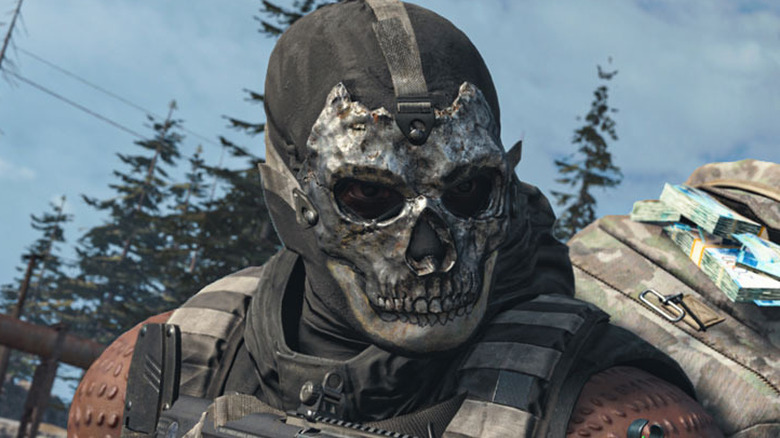 Call of Duty Warzone skull soldier