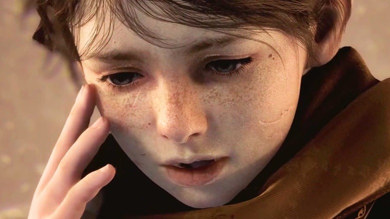 Plague Tale Hugo close up