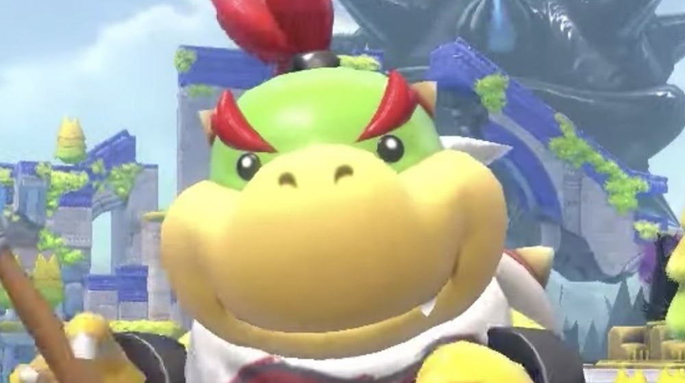 Bowser Jr. smiles