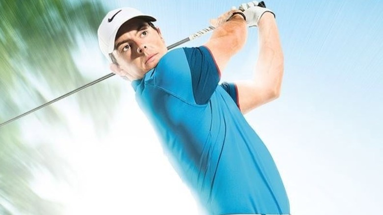 Rory McCilroy golfing