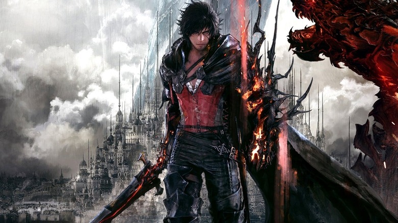 Clive sword burning arm