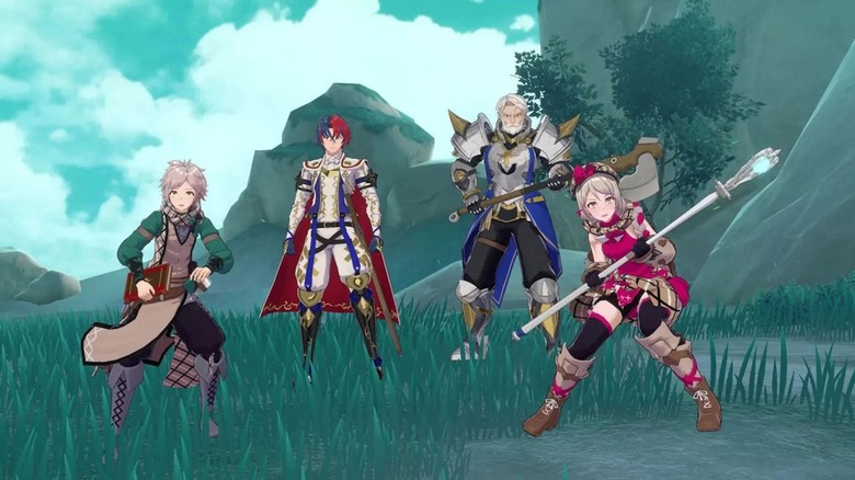 Fire Emblem Engage characters in field