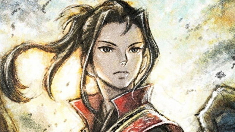 Hikari Ku as he appears in promotional artwork for "Octopath Traveler II"