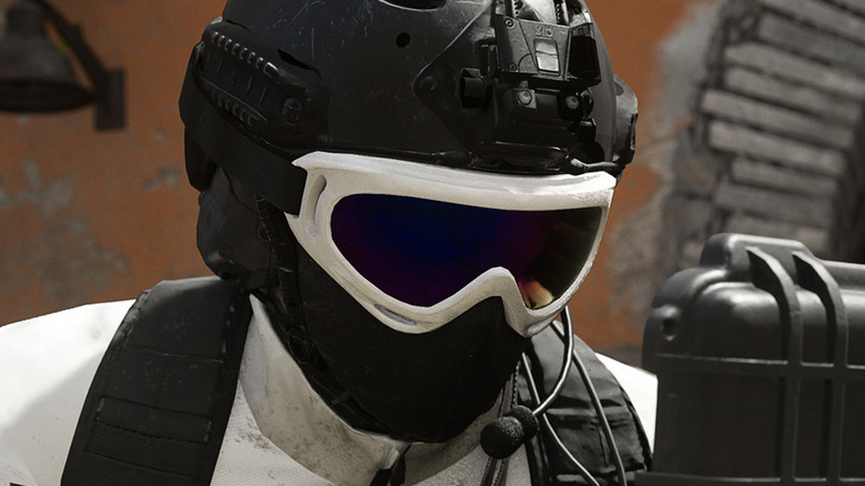 Warzone 2.0 character in white and black