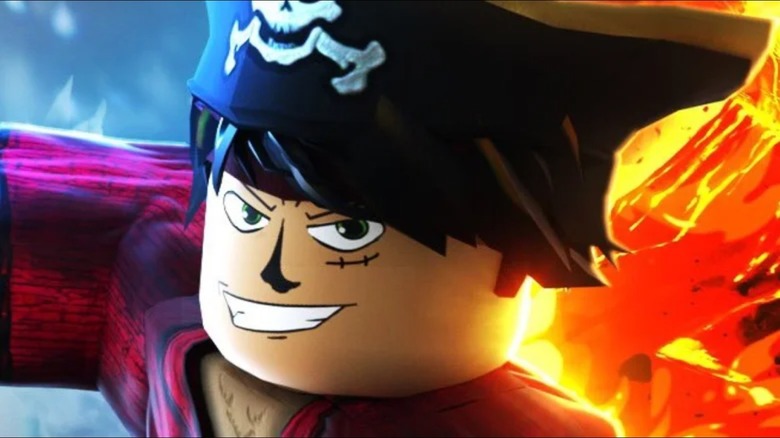 Roblox pirate grinning