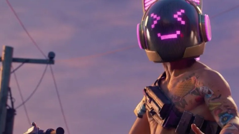 Saints Row trailer cat helmet