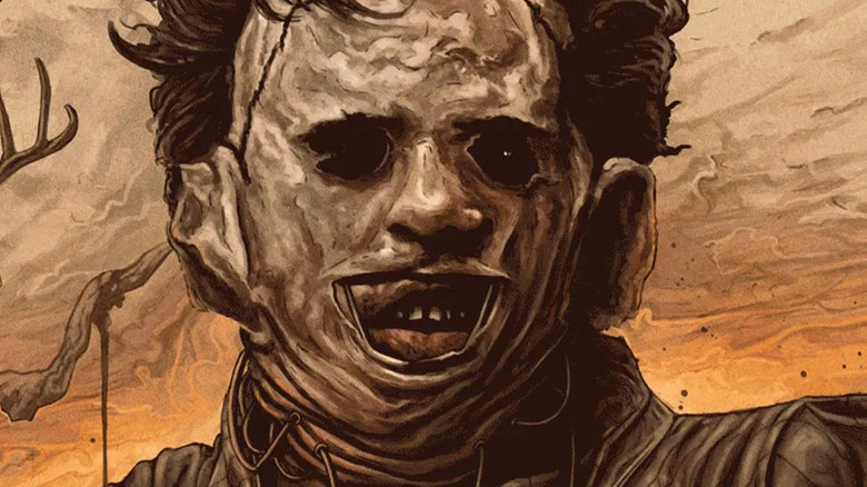 Leatherface sepia artwork