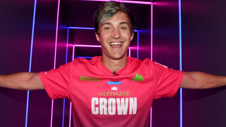Ninja wearing Ultimate Crown jersey