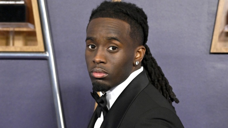 Kai Cenat wearing tuxedo