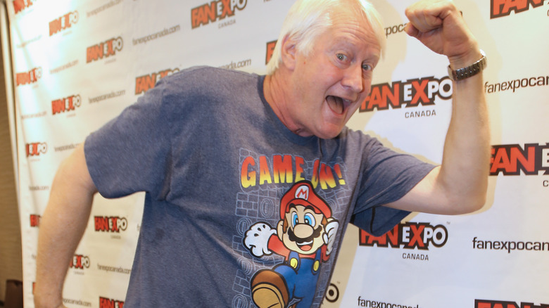 Charles Martinet posing