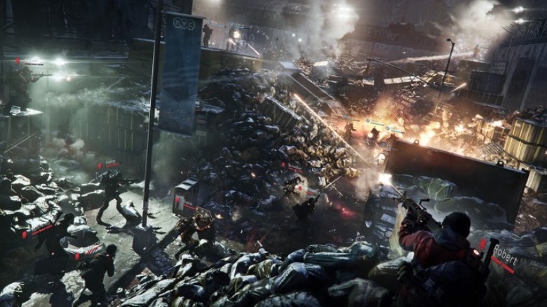 Players battling in "The Division"